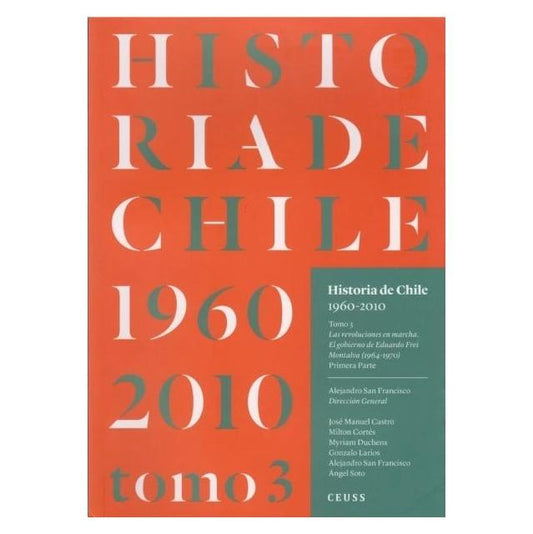 HISTORIA DE CHILE 1960-2010. TOMO 3 (TAPA BLANDA) - VARIOS AUTORES | LIBRO