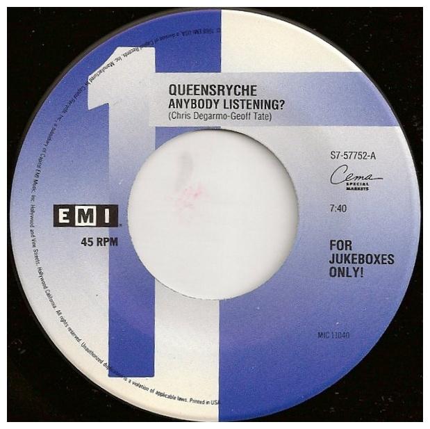 QUEENSRYCHE - SILENT LUCIDITY | 7" SINGLE VINILO USADO