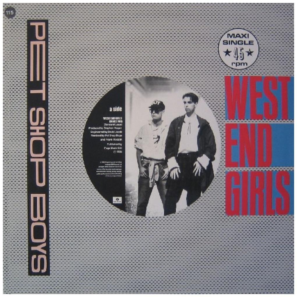PET SHOP BOYS - WEST END GIRLS | 12'' MAXI SINGLE USADO