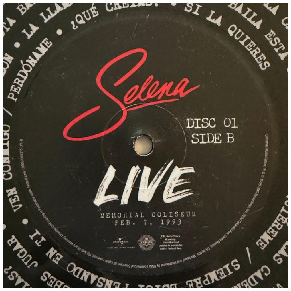 SELENA - SELENA LIVE (PICTURE DISC) (2LP) | VINILO