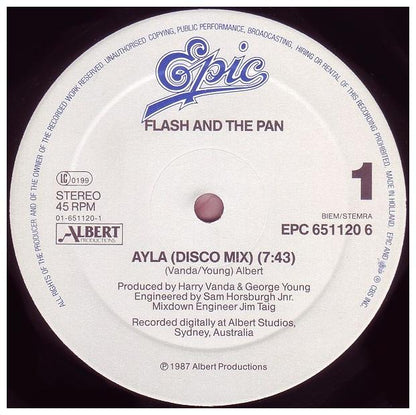 FLASH AND THE PAN - AYLA | 12" MAXI SINGLE USADO