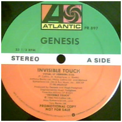 GENESIS - INVISIBLE TOUCH (LP VERSION) | 12" MAXI SINGLE VINILO USADO