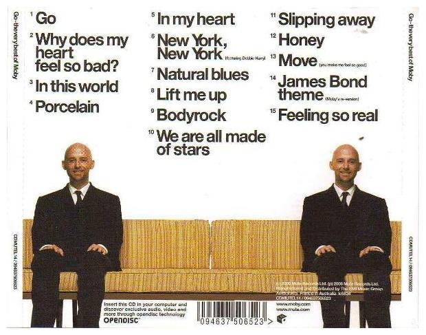 MOBY  - GO: THE VERY BEST OF MOBY | CD