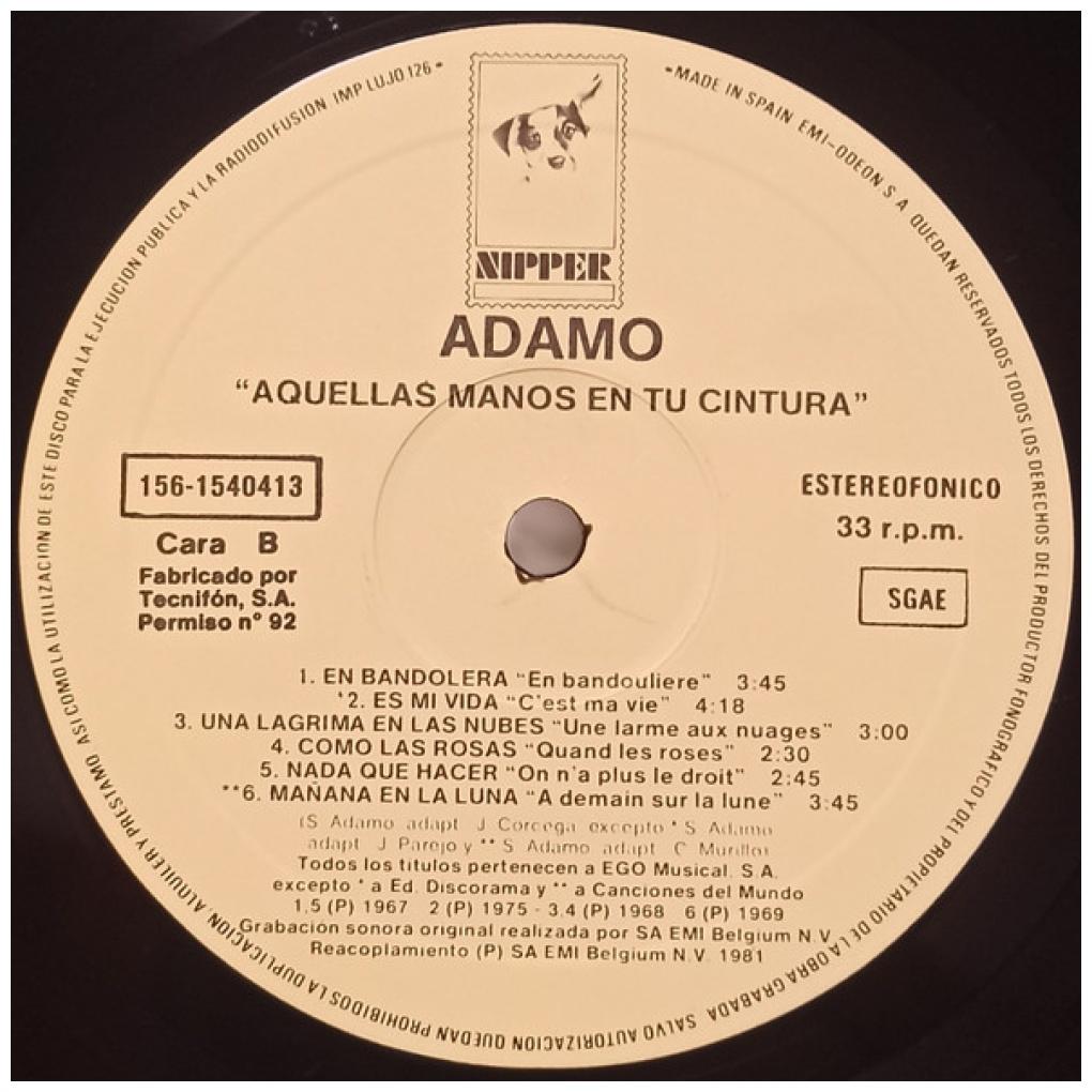 ADAMO - ADAMO EN ESPAÑOL (2LP) | VINILO USADO