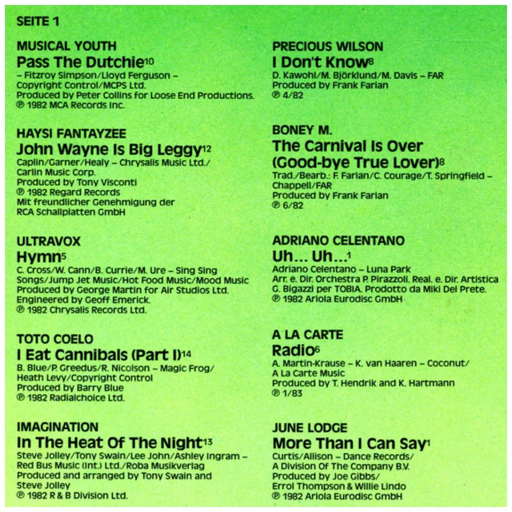 HITS INTERNATIONAL - AUF SUPER 20 | VINILO USADO