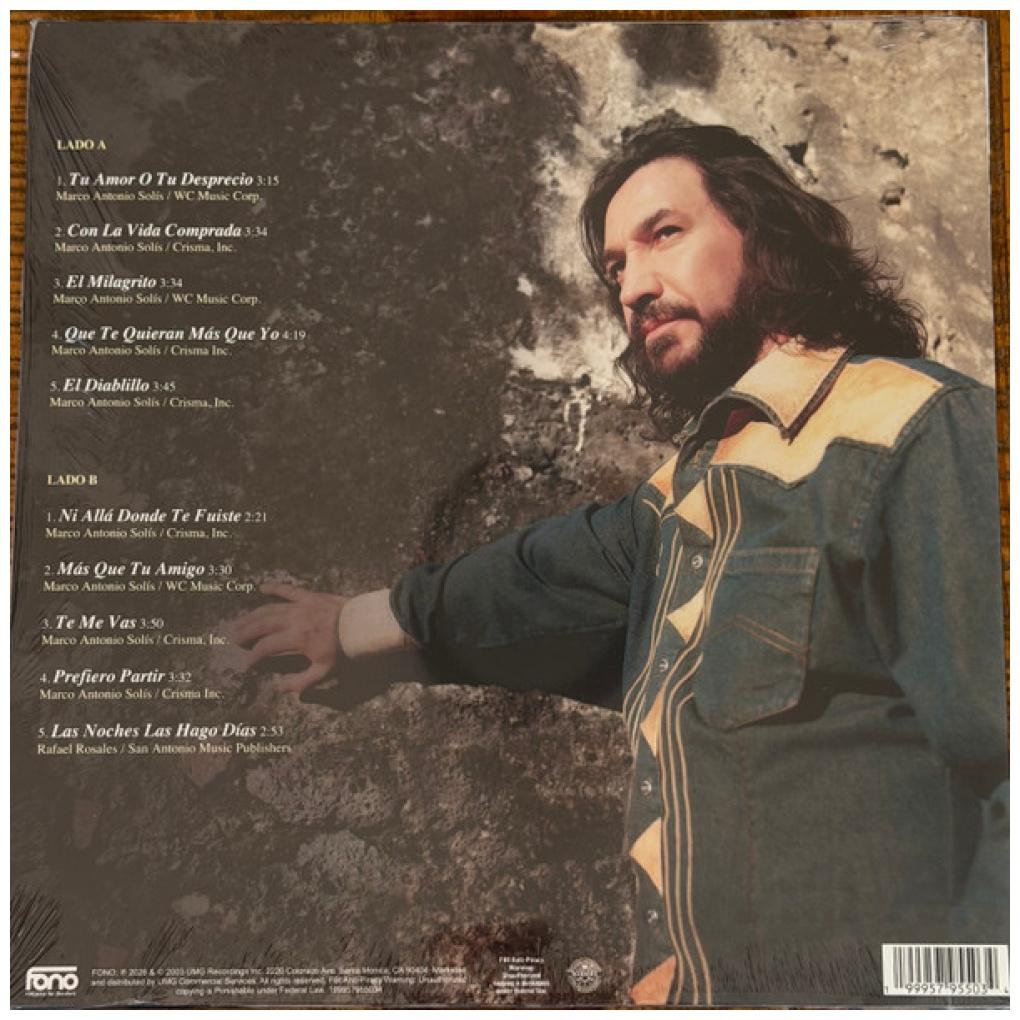 MARCO ANTONIO SOLIS - TU AMOR O TU DESPRECIO | VINILO