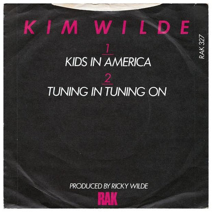 KIM WILDE - KIDS IN AMERICA | 7" SINGLE VINILO USADO