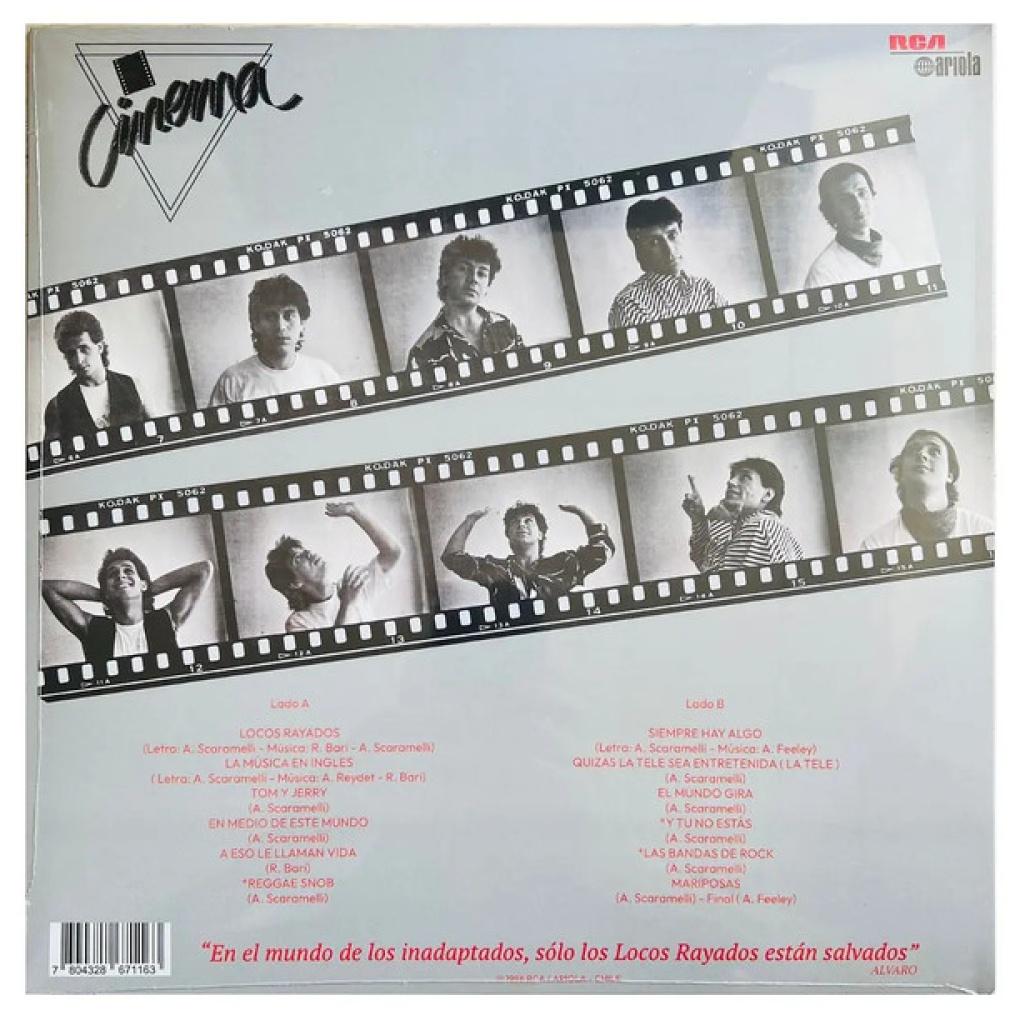 CINEMA - LOCOS RAYADOS (2025) | VINILO