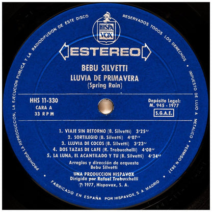 BEBU SILVETTI - SPRING RAIN (LLUVIA DE PRIMAVERA) | VINILO USADO