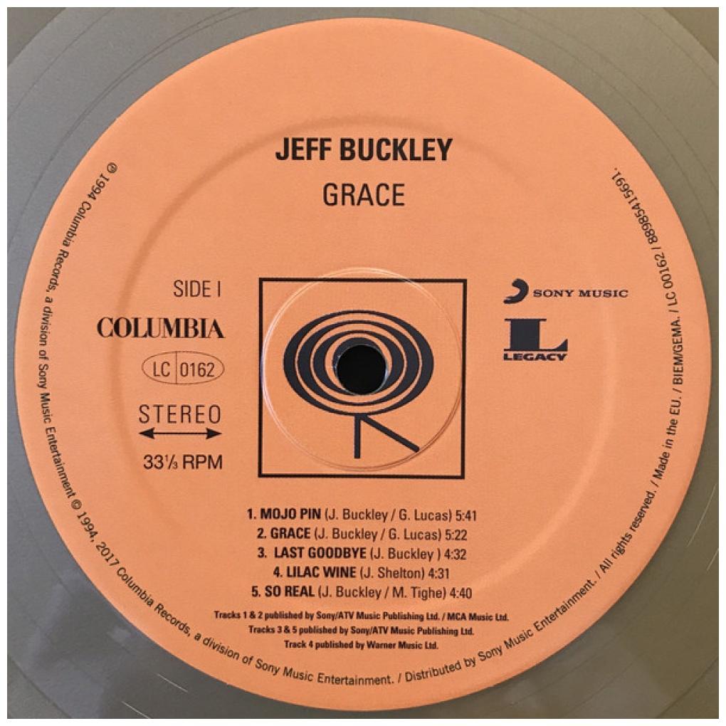 JEFF BUCKLEY - GRACE (GOLD VINYL) | VINILO