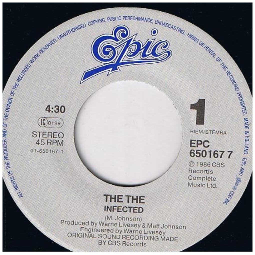 THE THE - INFECTED | 7" MAXI USADO