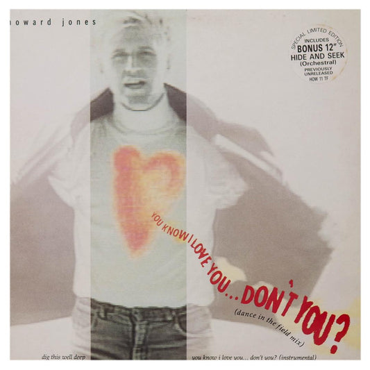 HOWARD JONES - YOU KNOW I LOVE YOU...DONT YOU (2LP) | 12 MAXI SINGLE USADO