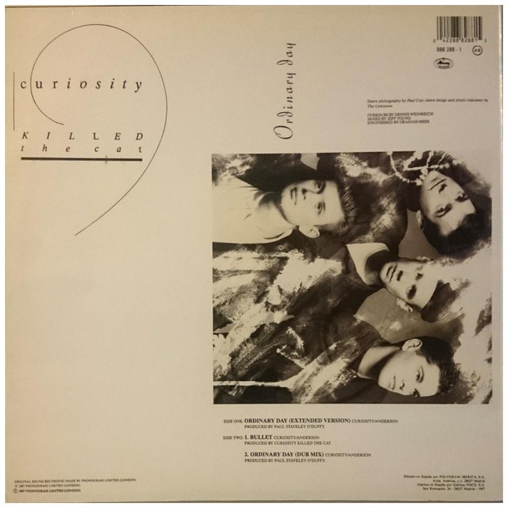 CURIOSITY KILLED THE CAT - ORDINARY DAY | 12'' MAXI SINGLE USADO