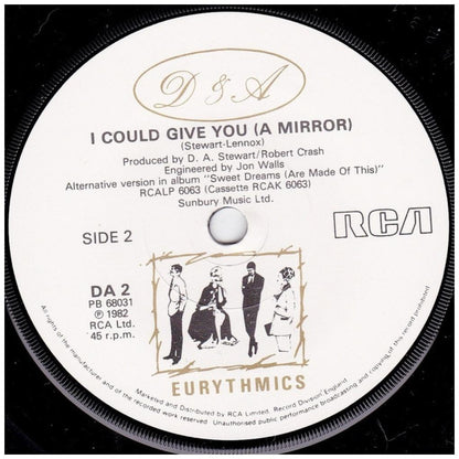 EURYTHMICS - SWEET DREAMS (ARE MADE OF THIS) | 7" SINGLE USADO