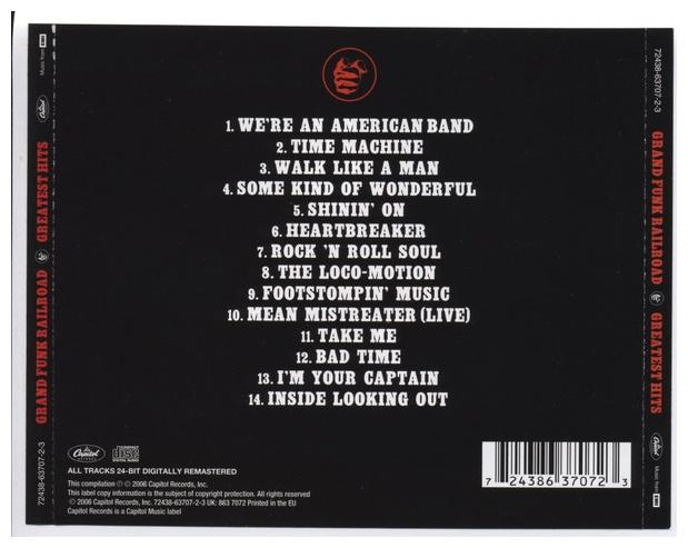 GRAD FUNK RAILROAD - GREATEST HITS | CD