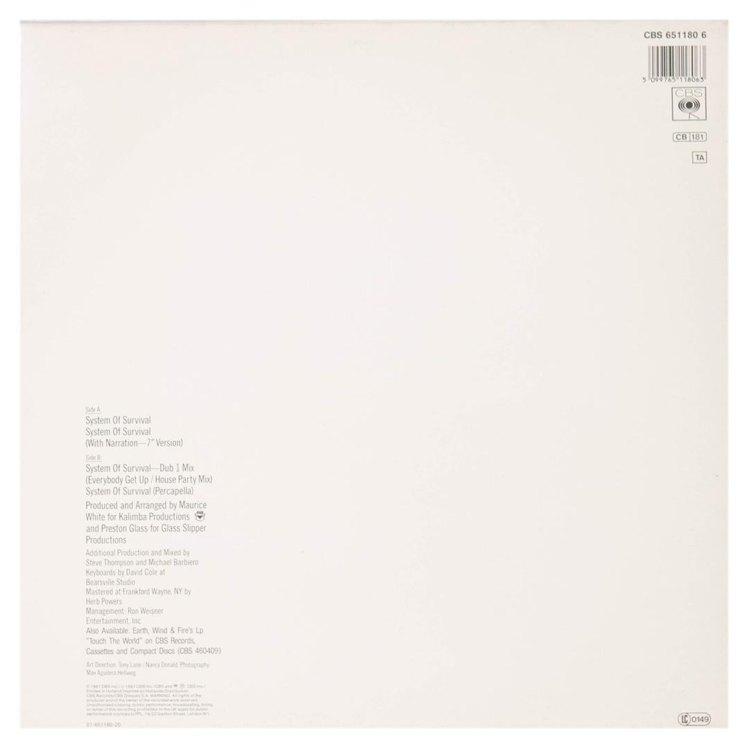 EARTH, WIND & FIRE - SYSTEM OF SURVIVAL | 12" MAXI SINGLE USADO