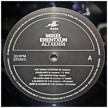MIKEL ERENTXUN - ALTXERRI | VINILO