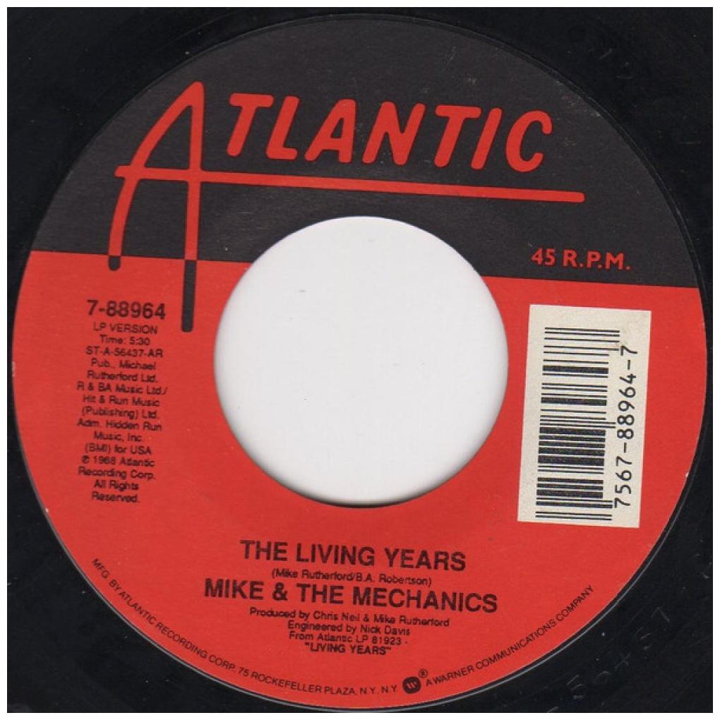 MIKE & THE MECHANICS - THE LIVING YEARS | 7" SINGLE USADO