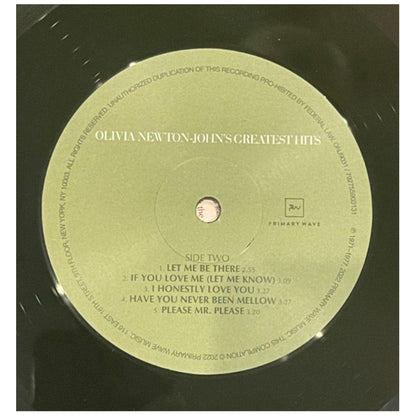 OLIVIA NEWTON JOHN - GREATEST HITS (2LP) | VINILO