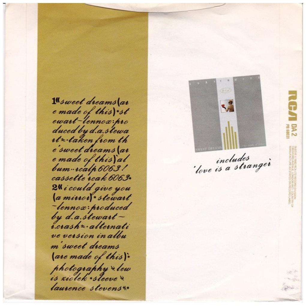 EURYTHMICS - SWEET DREAMS (ARE MADE OF THIS) | 7" SINGLE USADO