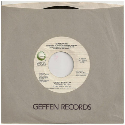 BERLIN / MADONNA - NO MORE WORDS / CRAZY FOR YOU | 7" SINGLE USADO
