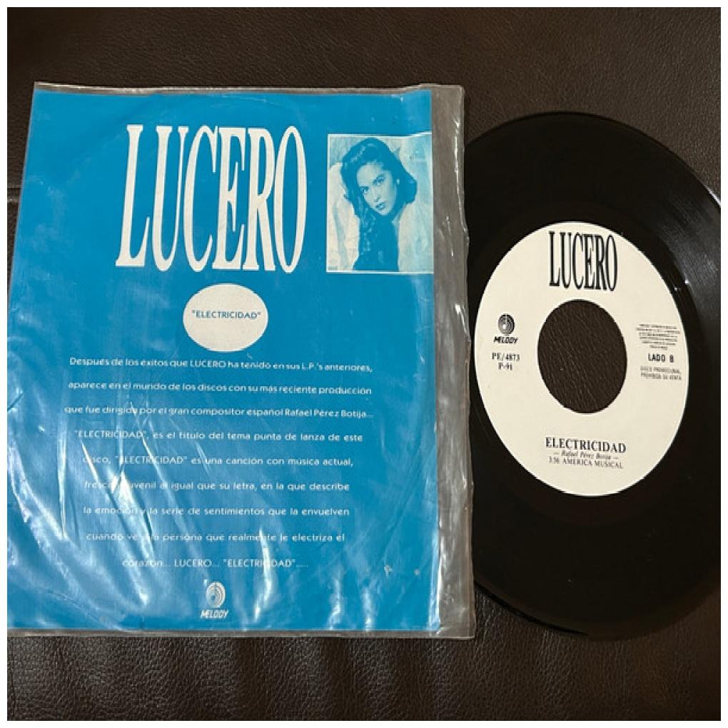 LUCERO - ELECTRICIDAD | 7" SINGLE USADO