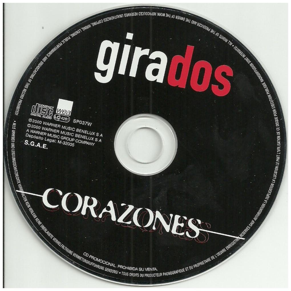 MIGUEL BOSE Y ANA TORROJA - CORAZONES (CD SINGLE) (PROMO COPY) | CD