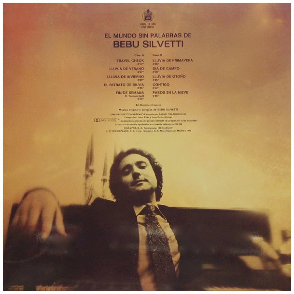 BEBU SILVETTI - EL MUNDO SIN PALABRAS DE BEBU SILVETTI | VINILO USADO