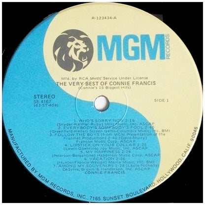 CONNIE FRANCIS - THE VERY BEST | VINILO USADO