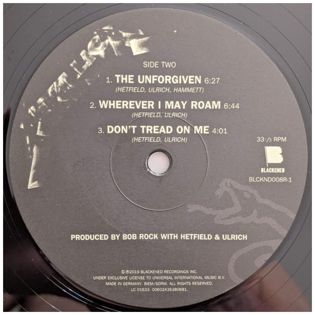 METALLICA  - METALLICA - THE BLACK ALBUM (2LP) | VINILO