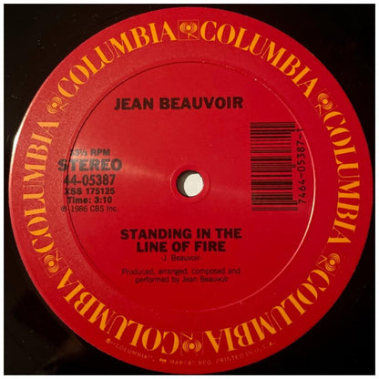 Jean Beauvoir - Feel The Heat | 12'' MAXI SINGLE USADO