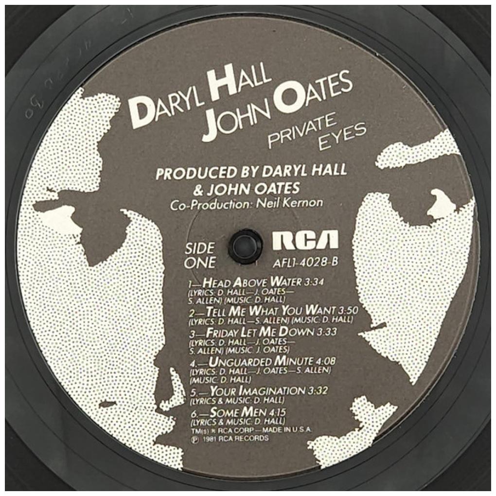 DARYL HALL & JOHN OATES - PRIVATE EYES | VINILO USADO