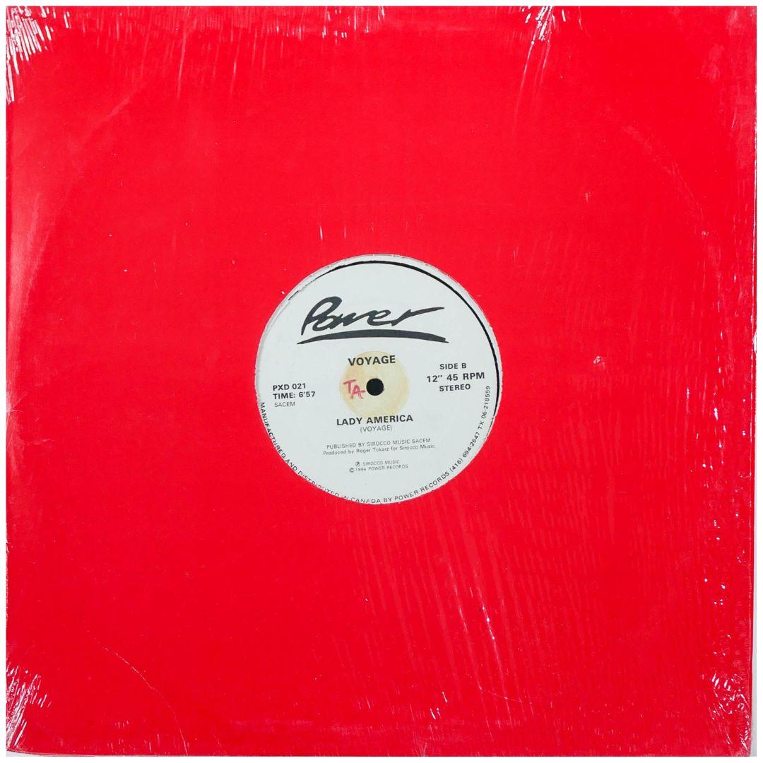 VOYAGE  - LADY AMERICA | 12" MAXI SINGLE USADO