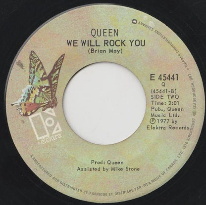 QUEEN - WE WILL ROCK YOU/WE ARE THE CHAMPIONS | 7" SINGLE VINILO USADO
