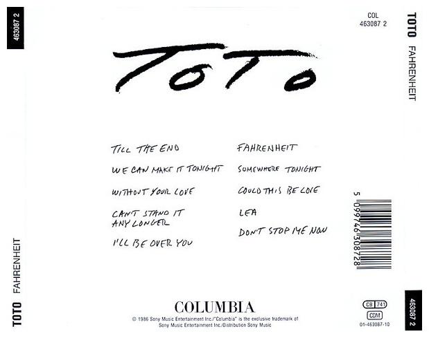 TOTO - FAHRENHEIT | CD