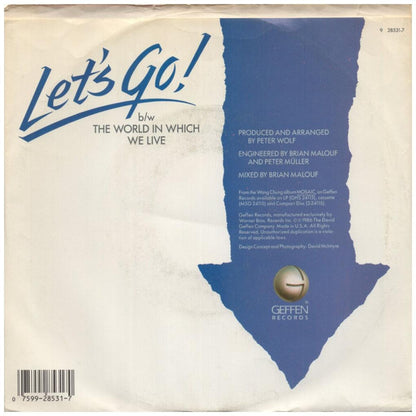 WANG CHUNG - LET'S GO | 7" SINGLE USADO