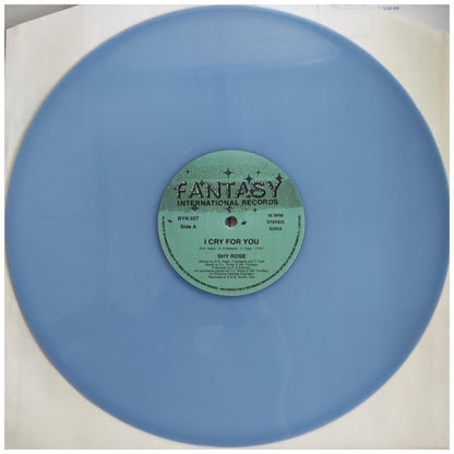 SHY ROSE - I CRY FOR YOU (SEA BLUE VINYL) | 12'' MAXI SINGLE USADO