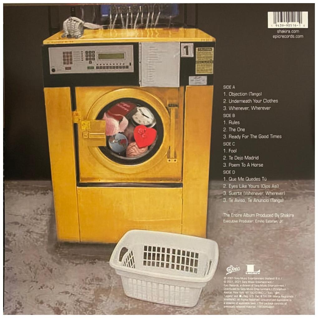 SHAKIRA - LAUNDRY SERVICE (2LP) | VINILO