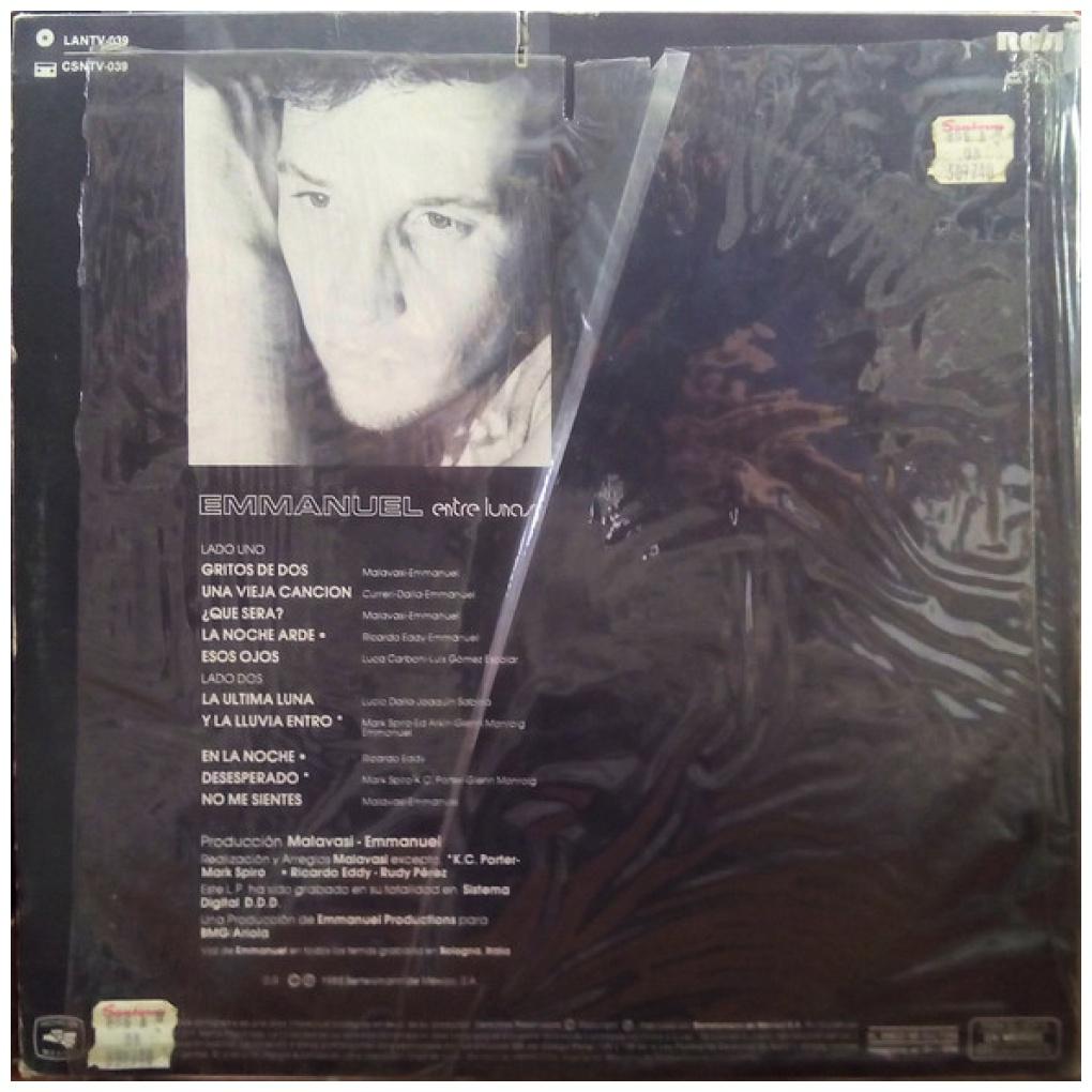 EMMANUEL - ENTRE LUNAS | VINILO USADO