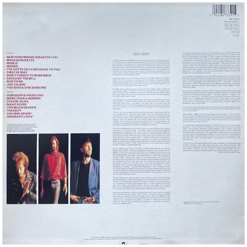 BEE GEES - THE VERY BEST | VINILO USADO