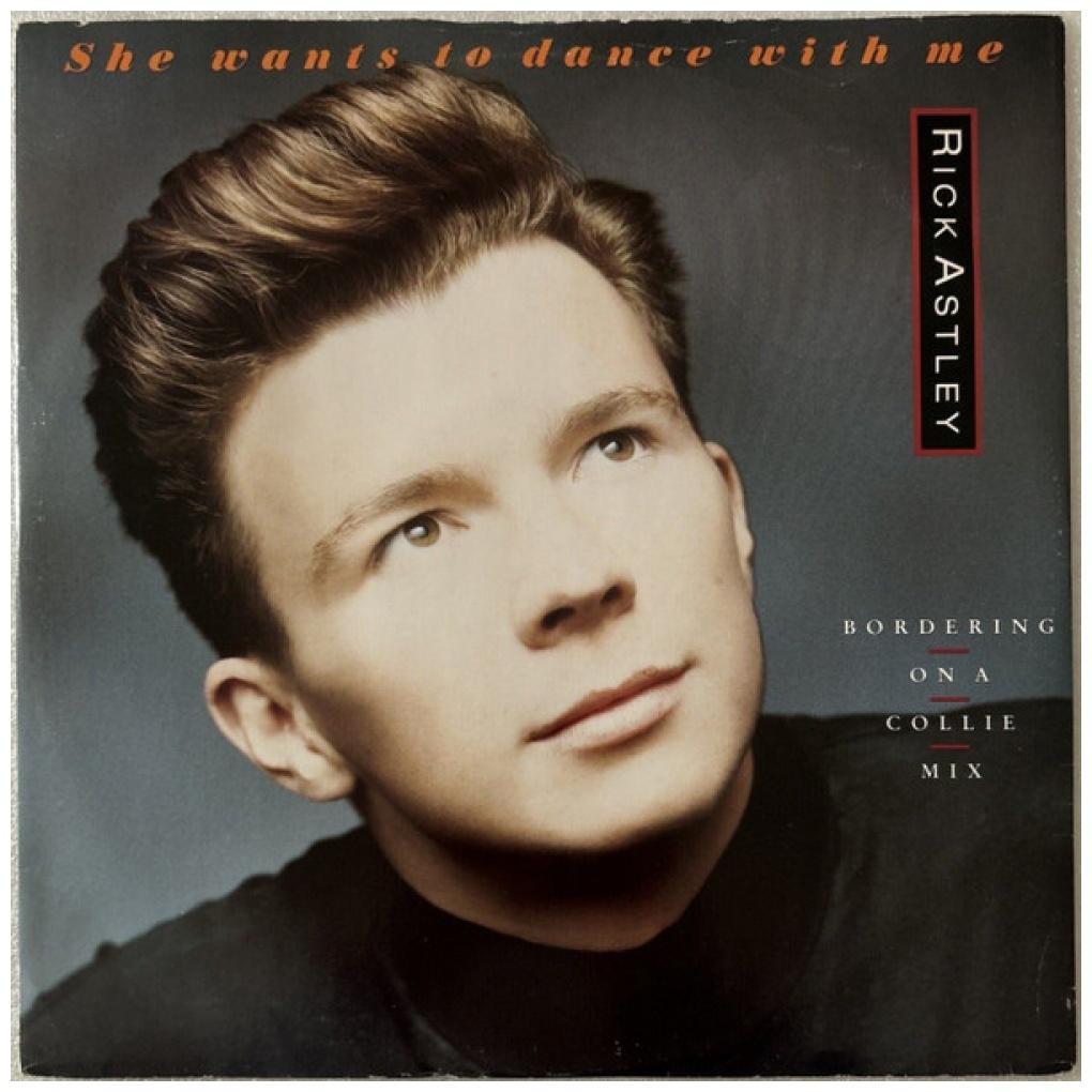 RICK ASTLEY - SHE WANTS TO DANCE WITH ME | 12" MAXI SINGLE VINILO USADO
