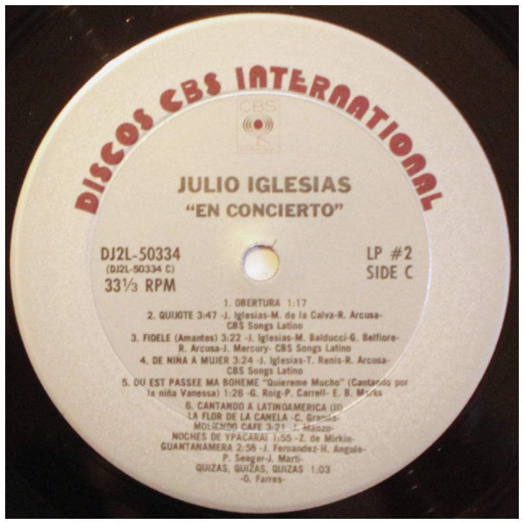 JULIO IGLESIAS  - EN CONCIERTO (2LP) | VINILO USADO