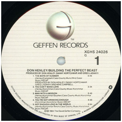 DON HENLEY - BUILDING THE PERFECT BEAST | 7" SINGLE USADO