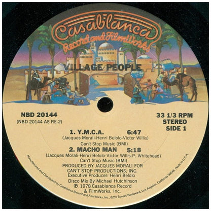 VILLAGE PEOPLE - Y.M.C.A./MACHO MAN | 12" MAXI SINGLE VINILO USADO