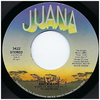 ANITA WARD - RING MY BELL | 7" SINGLE USADO