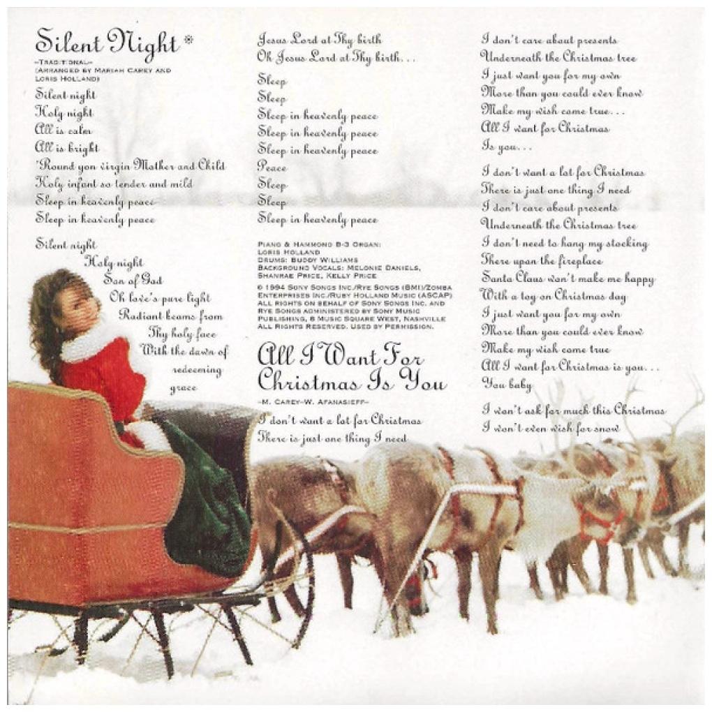 MARIAH CAREY - MERRY CHRISTMAS | CD
