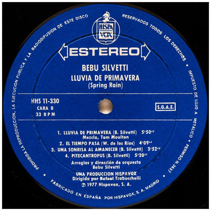 BEBU SILVETTI - SPRING RAIN (LLUVIA DE PRIMAVERA) | VINILO USADO