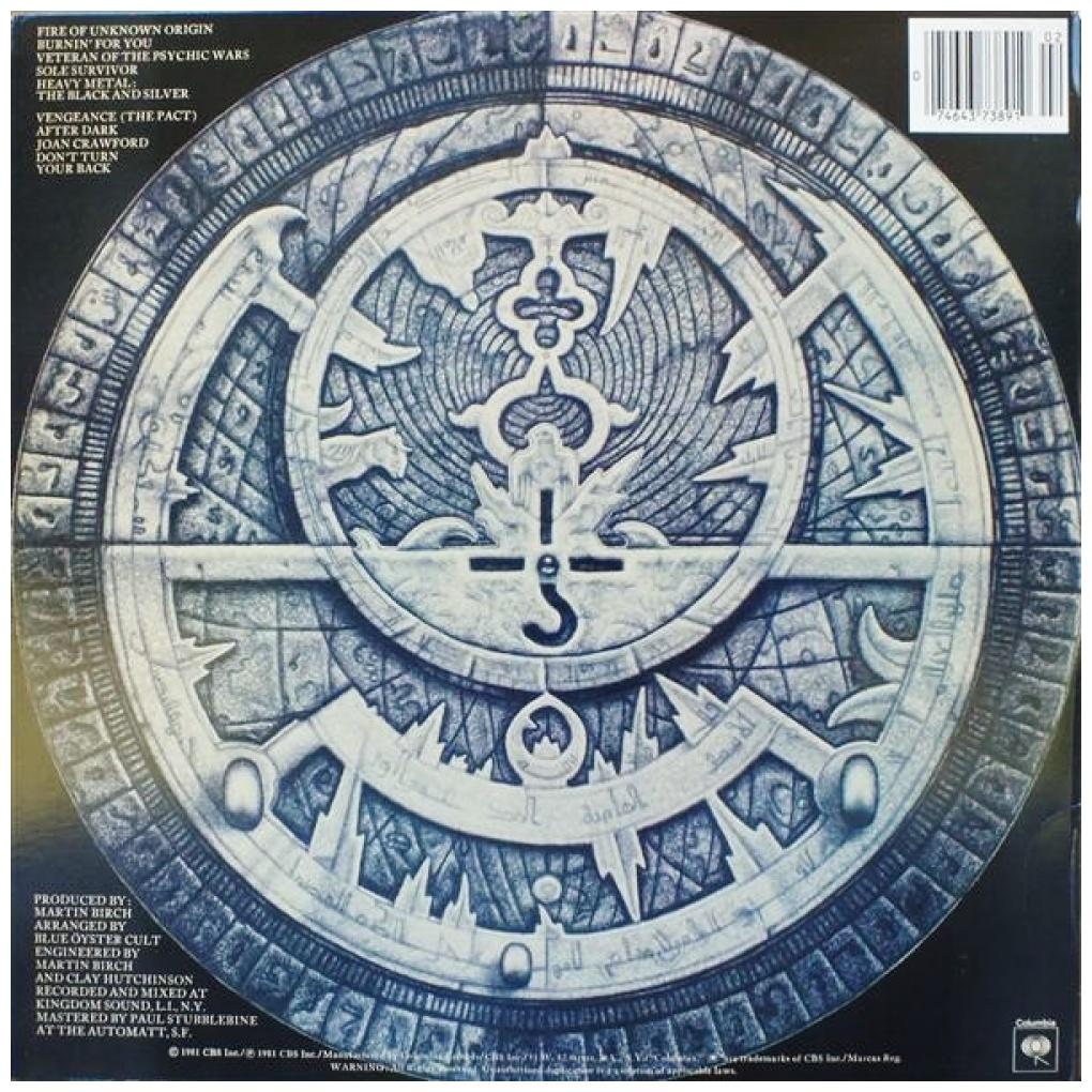 BLUE OISTER CULT - FIRE OF UNKNOWN ORIGIN | VINILO USADO
