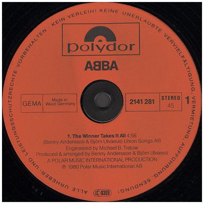 ABBA - THE WINNERS TAKES IT ALL | 12'' MAXI SINGLE USADO