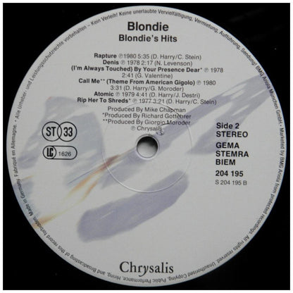 BLONDIE - BLONDIE'S HITS | VINILO USADO